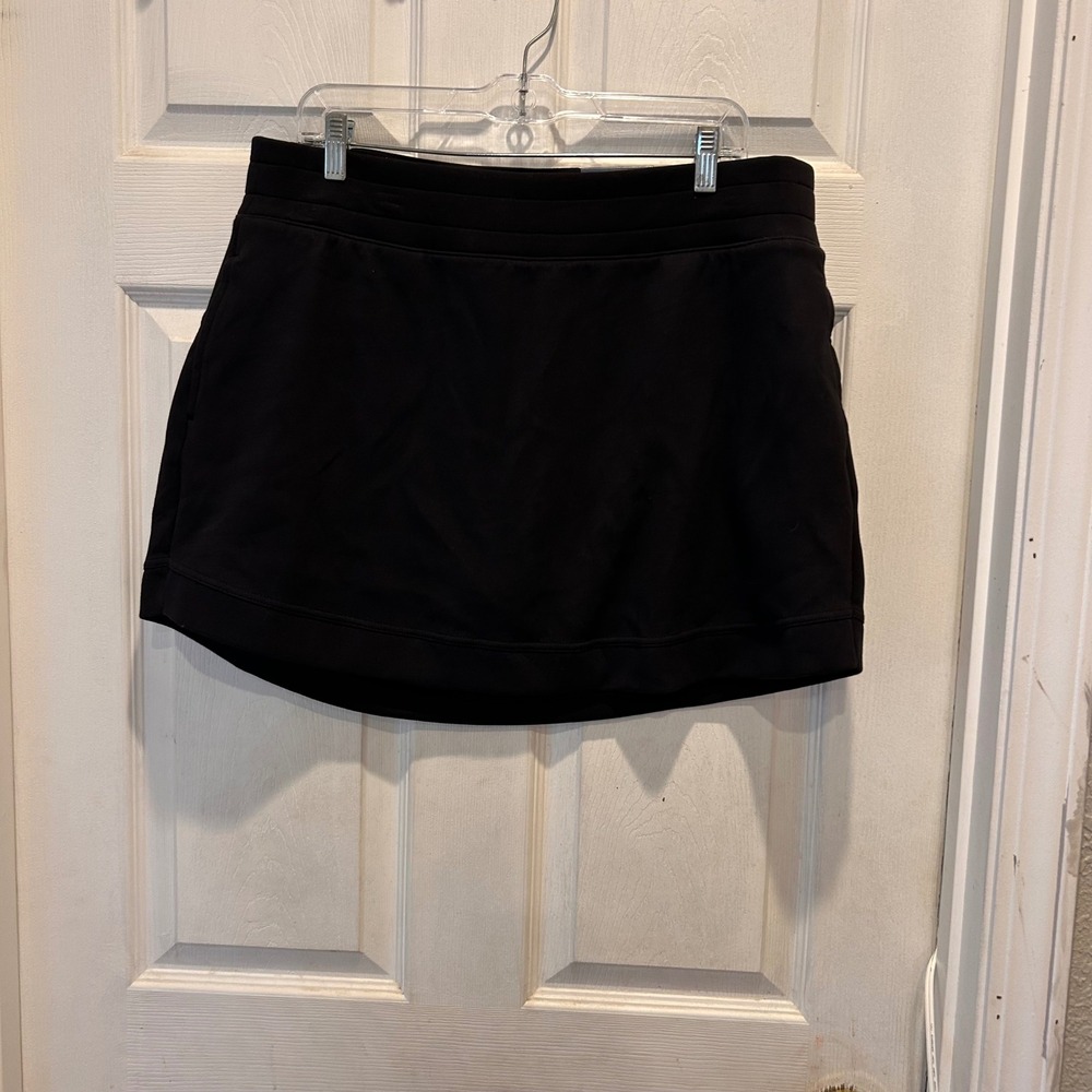 Tek Gear Womens High-Rise Ultracomfort Skort Mineral Black Size XL NWT Stretch
